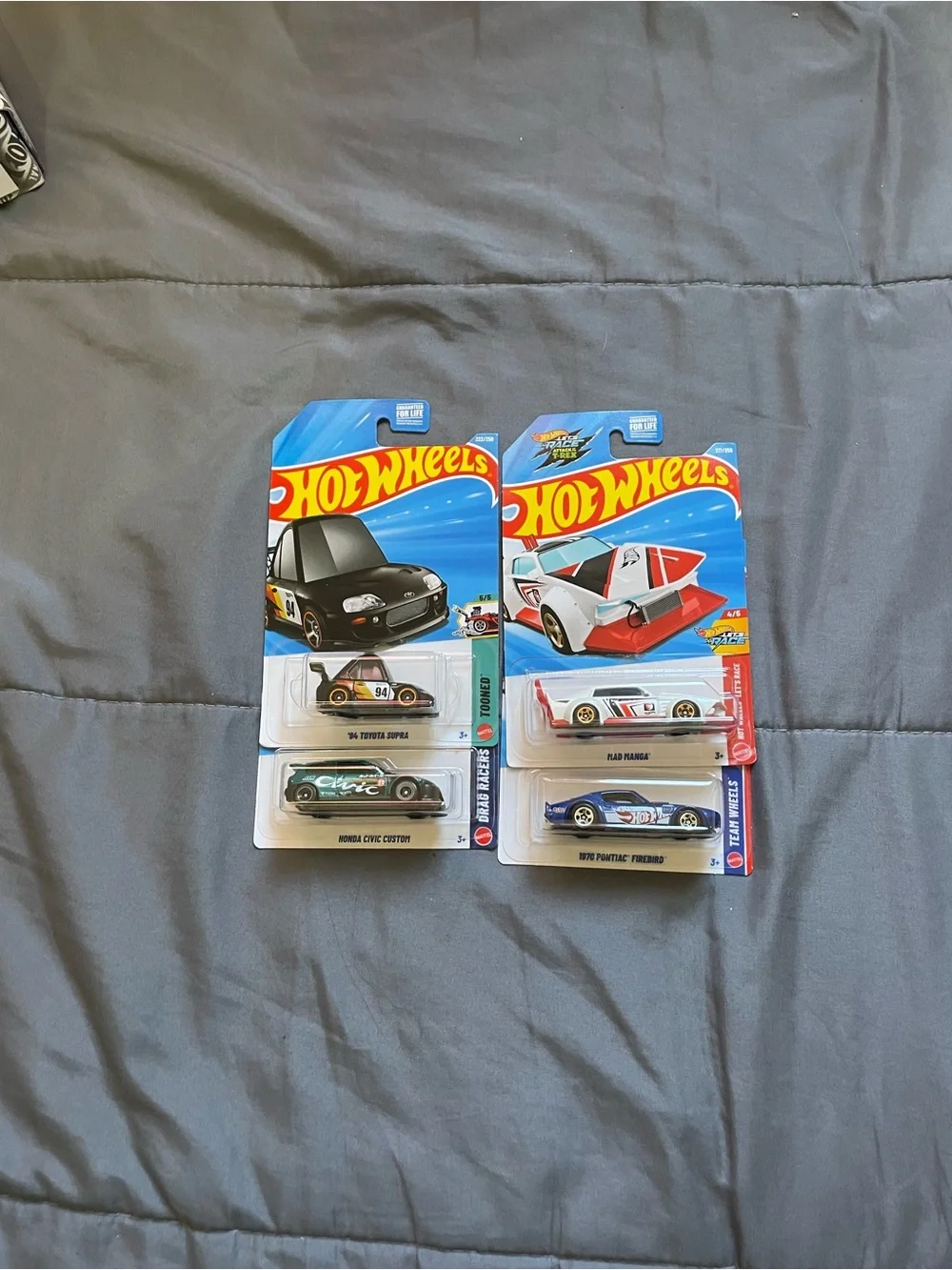 4 hotwheels